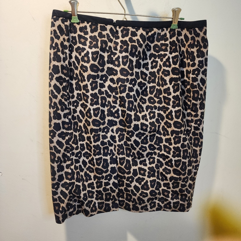 Liz Claiborb Leopard Print Carrer Wear Pencil Skirt P12 NwT - Picture 10 of 11